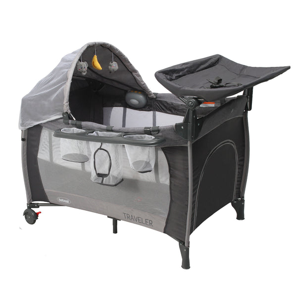 Cuna Traveler Gris Oscuro