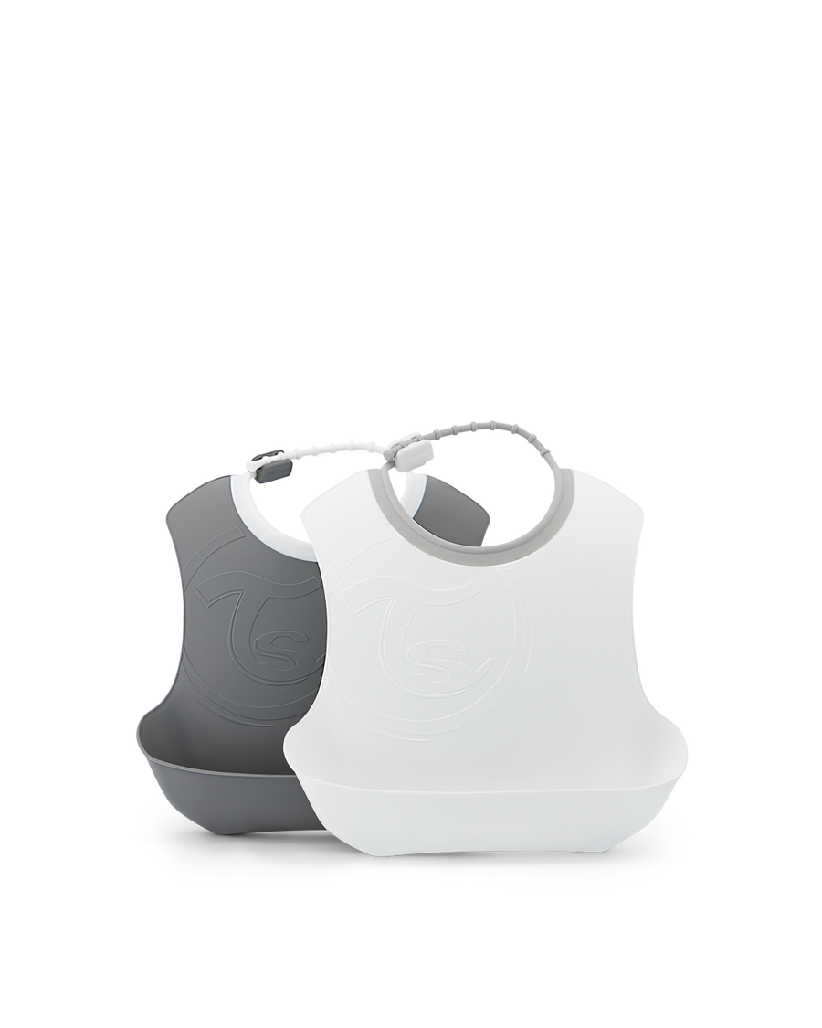 Pack 2 Baberos Twistshake Ajustables 4+ Meses Fácil Limpieza